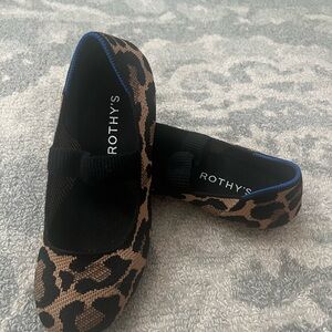 Rothy's Leopard Mary Jane Flats - Size 4